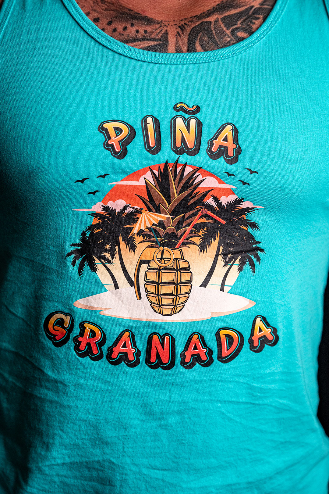 Piña Granada Tank Top