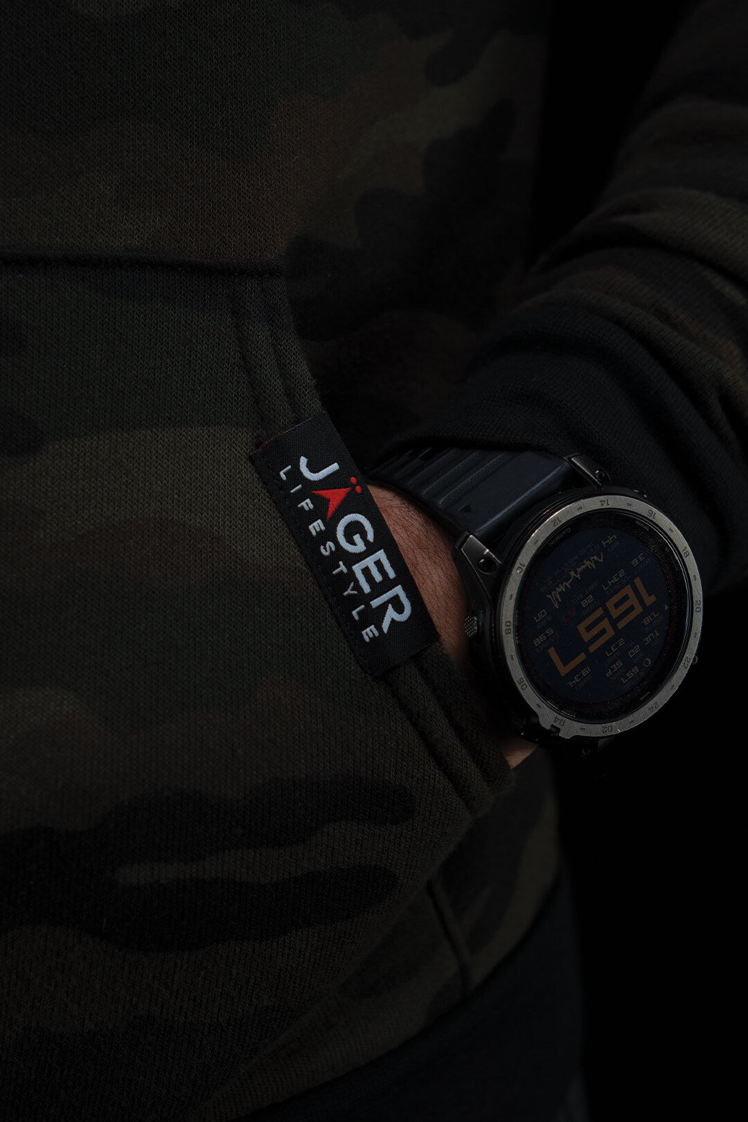 Hunt Hoodie - Camo Fleece Pullover