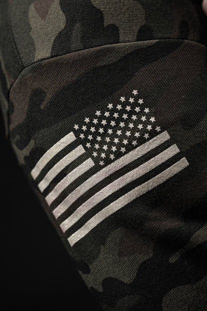 JÄGER Camo Zip-Up Hoodie